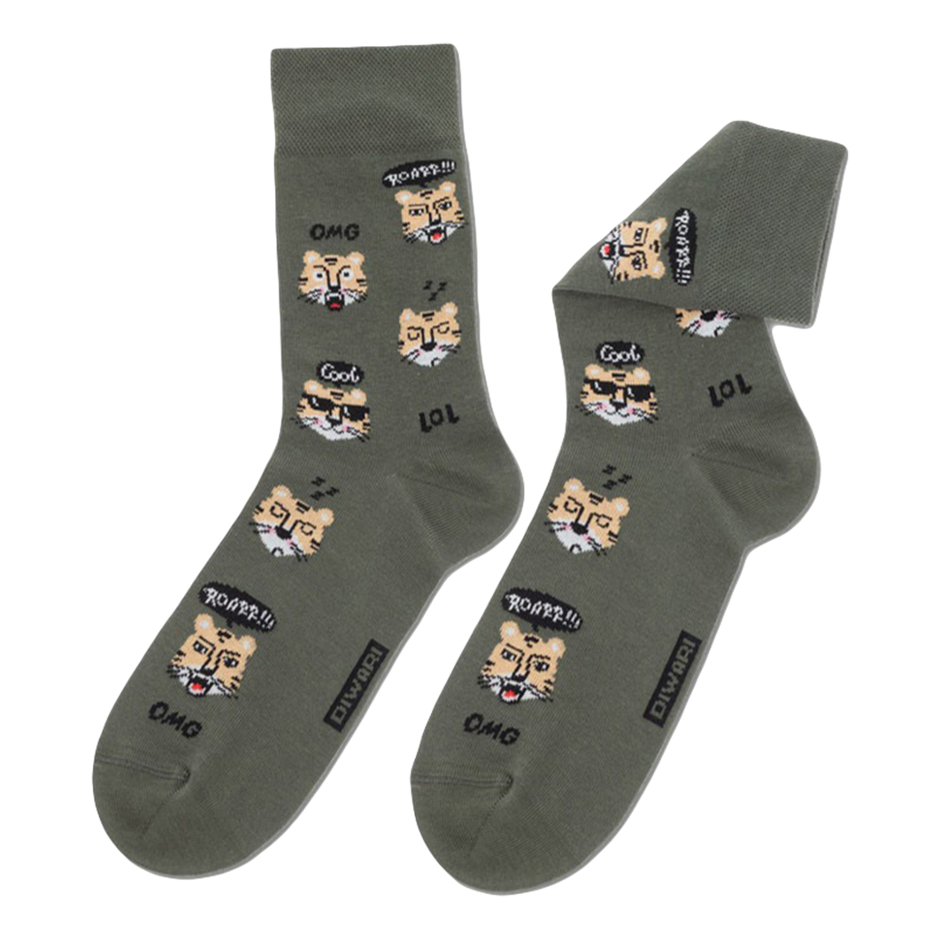 

Носки мужские Diwari HAPPY хаки 42-43, HAPPY