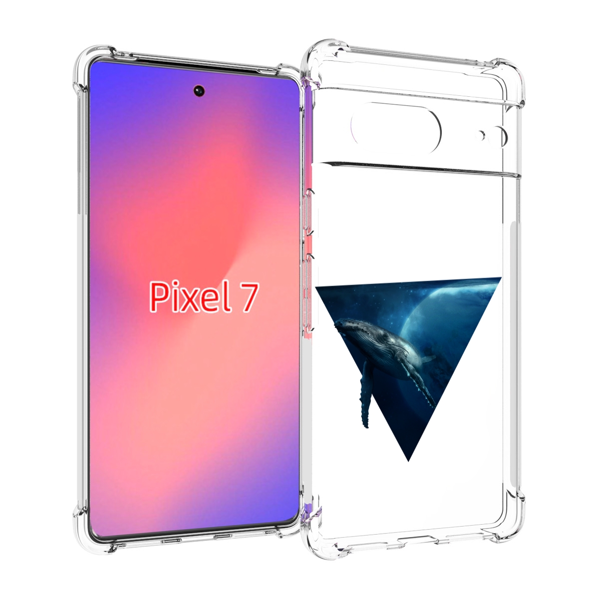 

Чехол Mypads 3D Кит Для Google Pixel 7, Прозрачный, Tocco