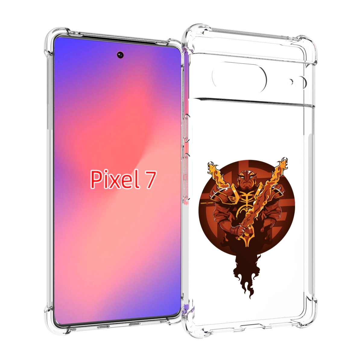 

Чехол Mypads Ember Spirit Для Google Pixel 7, Прозрачный, Tocco