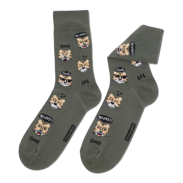

Носки мужские Diwari HAPPY хаки 44-45, HAPPY