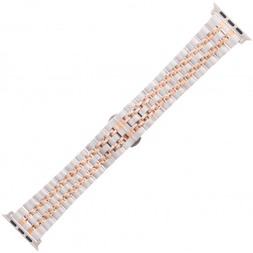 

Ремешок BandRate Smart RAPBRS110SRG-42-44MM, Серебристый;золотистый, BandRate Smart RAPBRS110SRG-42-44MM