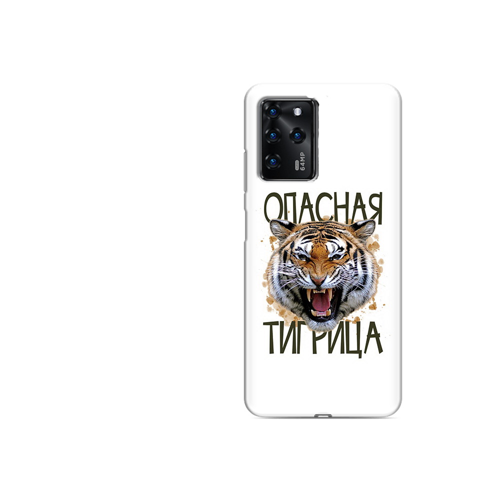 

Чехол MyPads Tocco для ZTE Blade V30 Vita опасная тигрица (PT224728.460.527), Прозрачный, Tocco