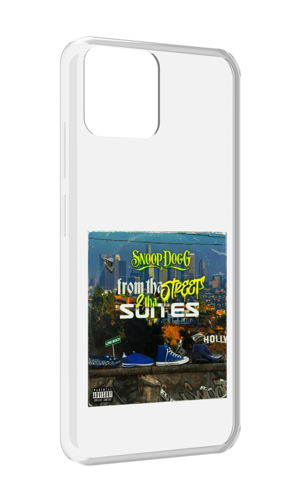 

Чехол MyPads Snoop Dogg FROM THE STREET 2 THA SUITES для Blackview A95, Прозрачный, Tocco