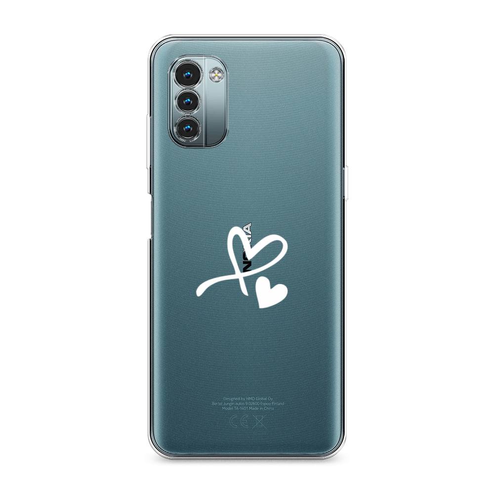 

Чехол Awog на Nokia G21 / Нокиа G21 "Сердечко минимализм", Разноцветный, 125050-6