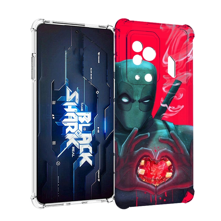 

Чехол MyPads дедпул-в-сердце для Xiaomi Black Shark 5 Pro, Прозрачный, Tocco