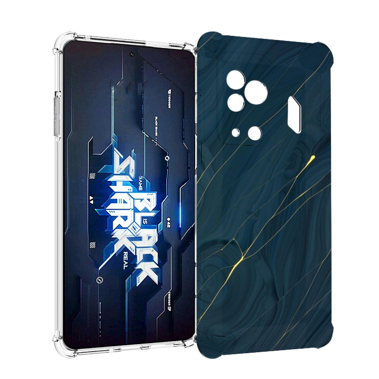 

Чехол MyPads дерево с золотыми трещинами для Xiaomi Black Shark 5 Pro, Прозрачный, Tocco
