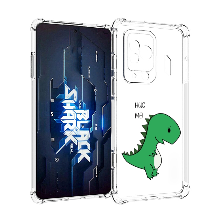 

Чехол MyPads динозаврик для Xiaomi Black Shark 5 Pro, Прозрачный, Tocco