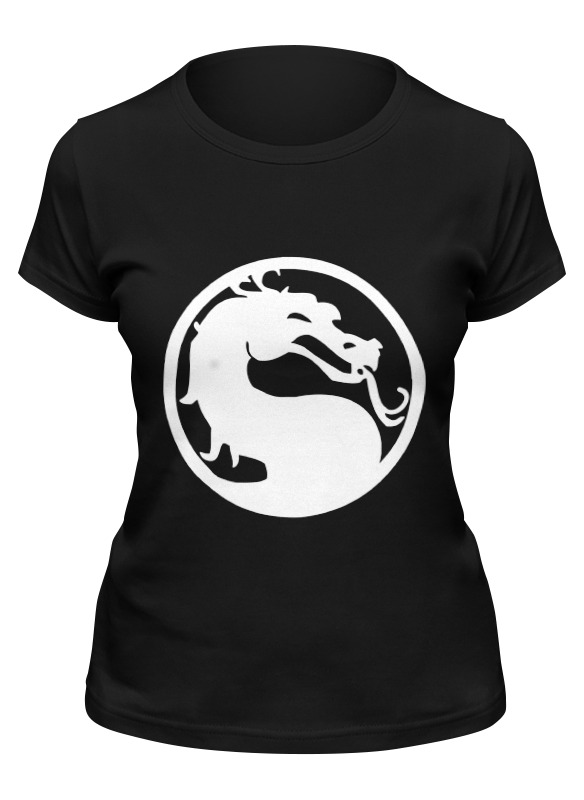 

Футболка женская Printio Mortal kombat (мортал комбат) черная 2XL, Черный, Mortal kombat (мортал комбат)