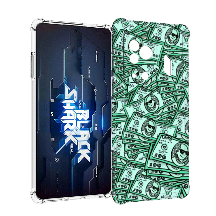 

Чехол MyPads доллары картинка для Xiaomi Black Shark 5 Pro, Прозрачный, Tocco