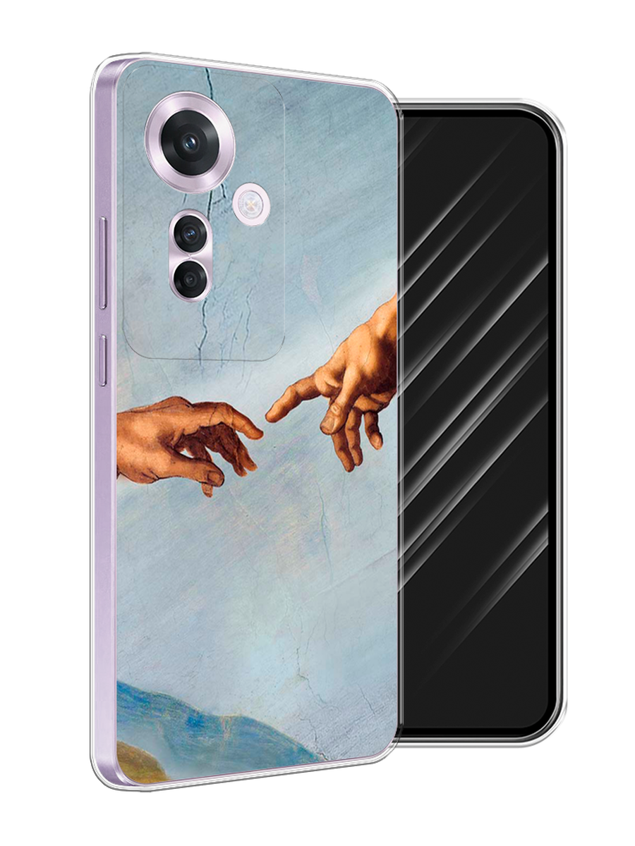 

Чехол Awog на Oppo Reno 11F "Сотворение Адама", Голубой;коричневый;серый, 2516650-1
