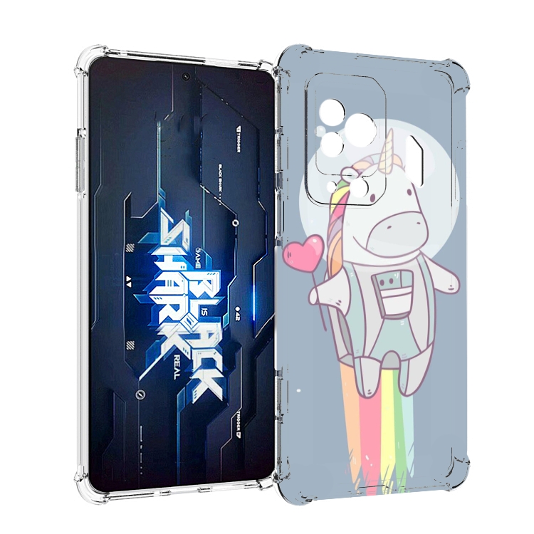 

Чехол MyPads единорог летит за орбиту для Xiaomi Black Shark 5 Pro, Прозрачный, Tocco