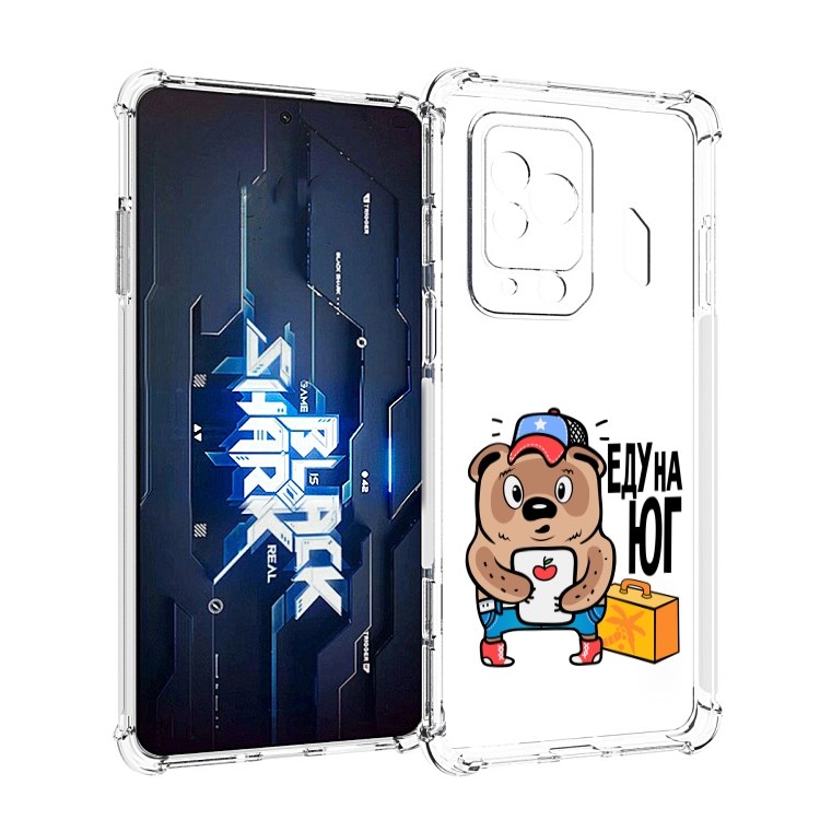 

Чехол MyPads еду-на-юг для Xiaomi Black Shark 5 Pro, Прозрачный, Tocco