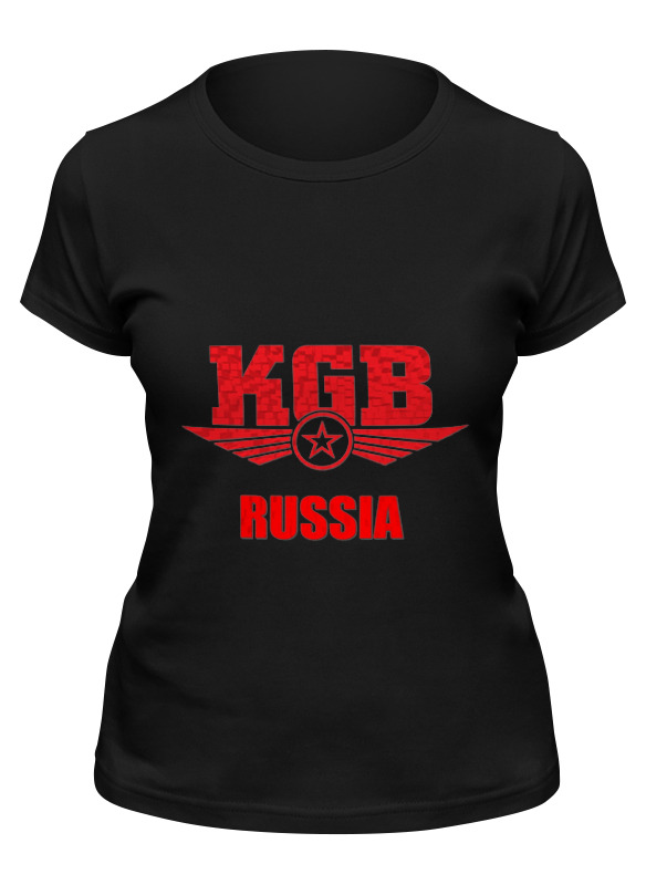 Футболка мужская Printio Kgb russia черная 2XL