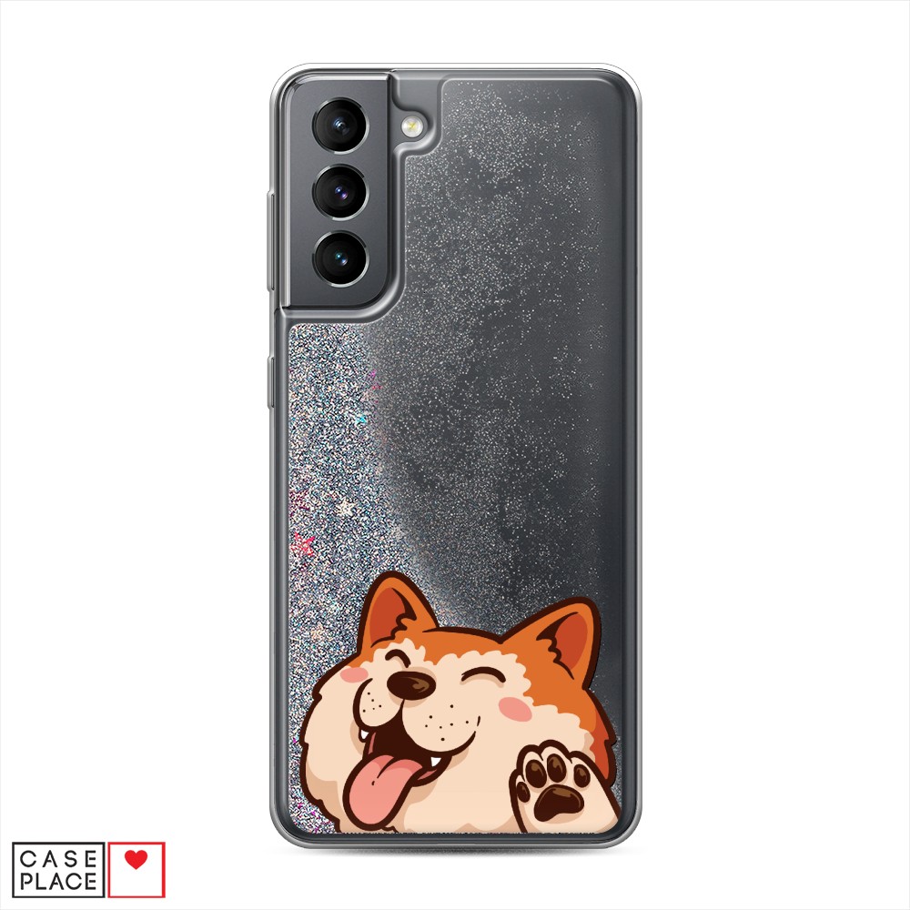 

Чехол Awog на Samsung Galaxy S21 / Самсунг S21 "Акита-ину машет", Разноцветный, 2101891-1
