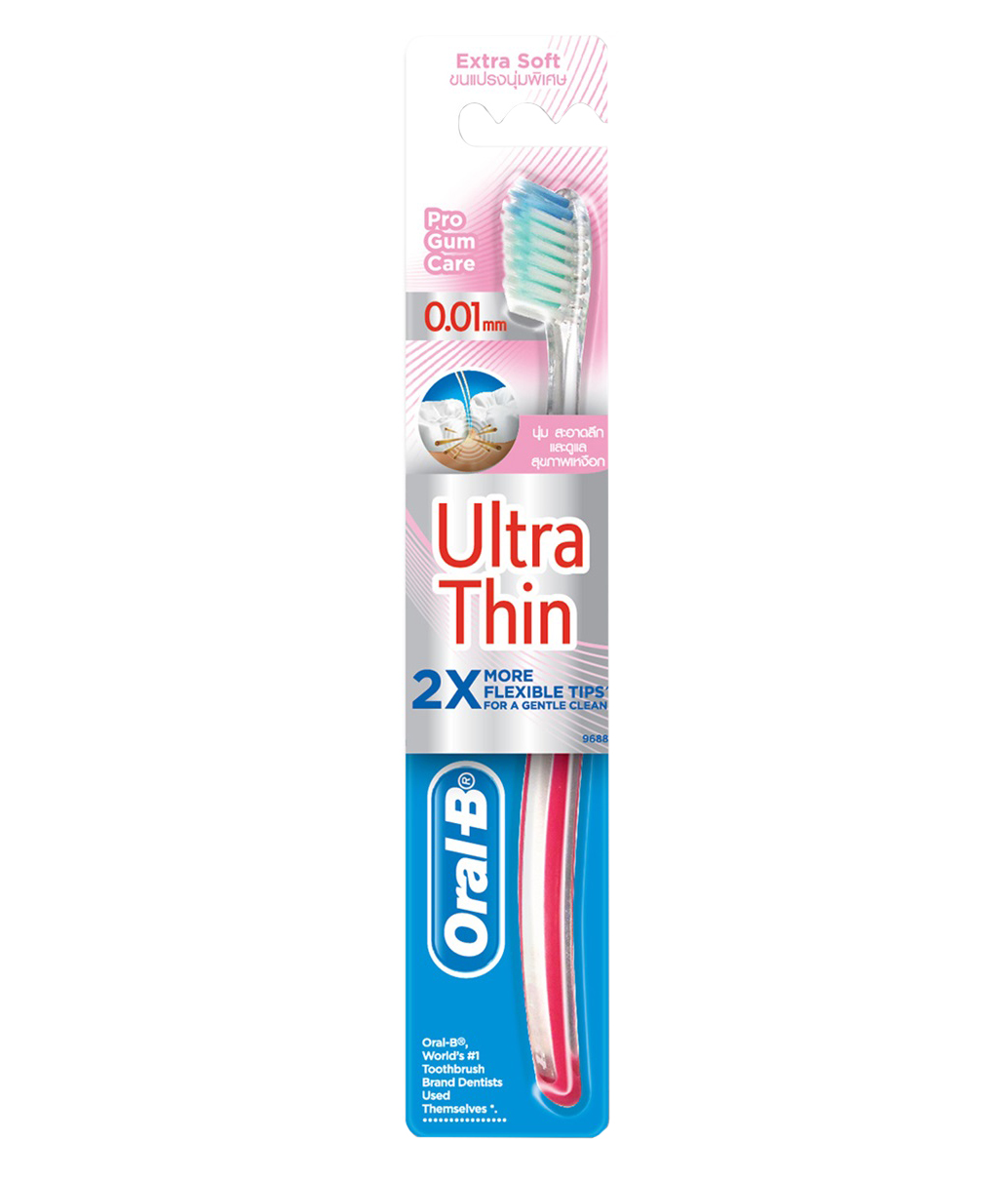 фото Зубная щетка oral-b ultrathin pro gum care забота о деснах 35 экстра мягкая 1шт