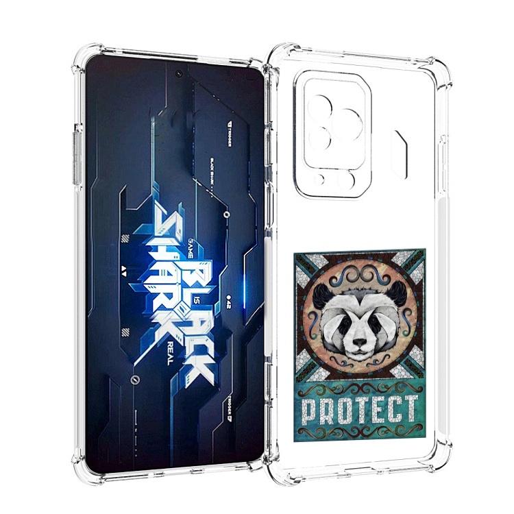 

Чехол MyPads защита панды для Xiaomi Black Shark 5 Pro, Прозрачный, Tocco