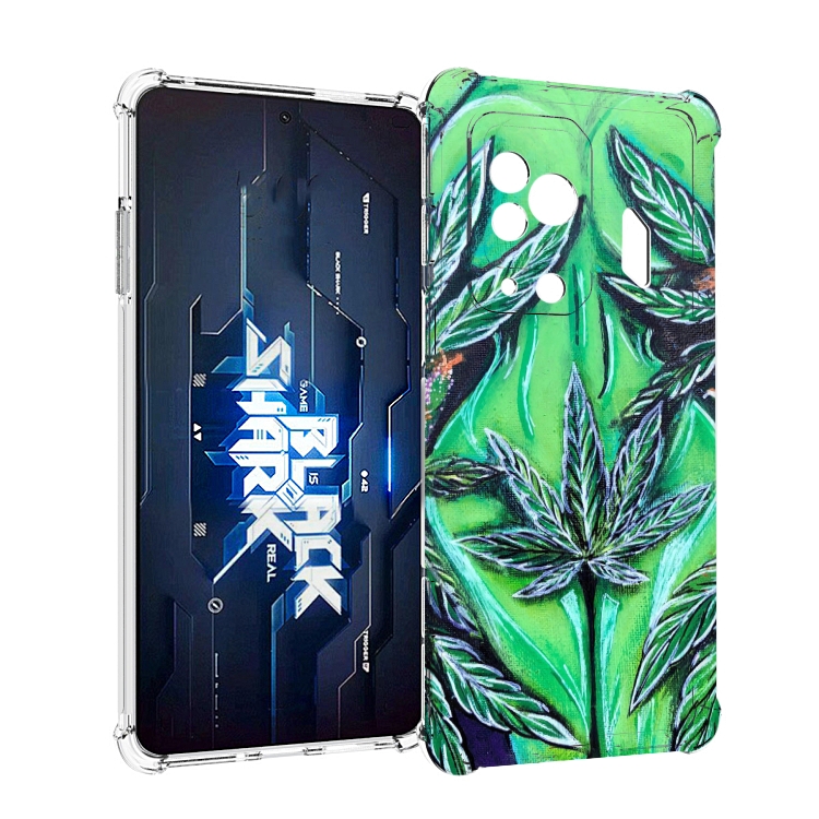

Чехол MyPads зеленая девушка для Xiaomi Black Shark 5 Pro, Прозрачный, Tocco