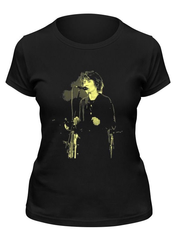 

Футболка женская Printio Земфира черная 2XL, Черный, Земфира