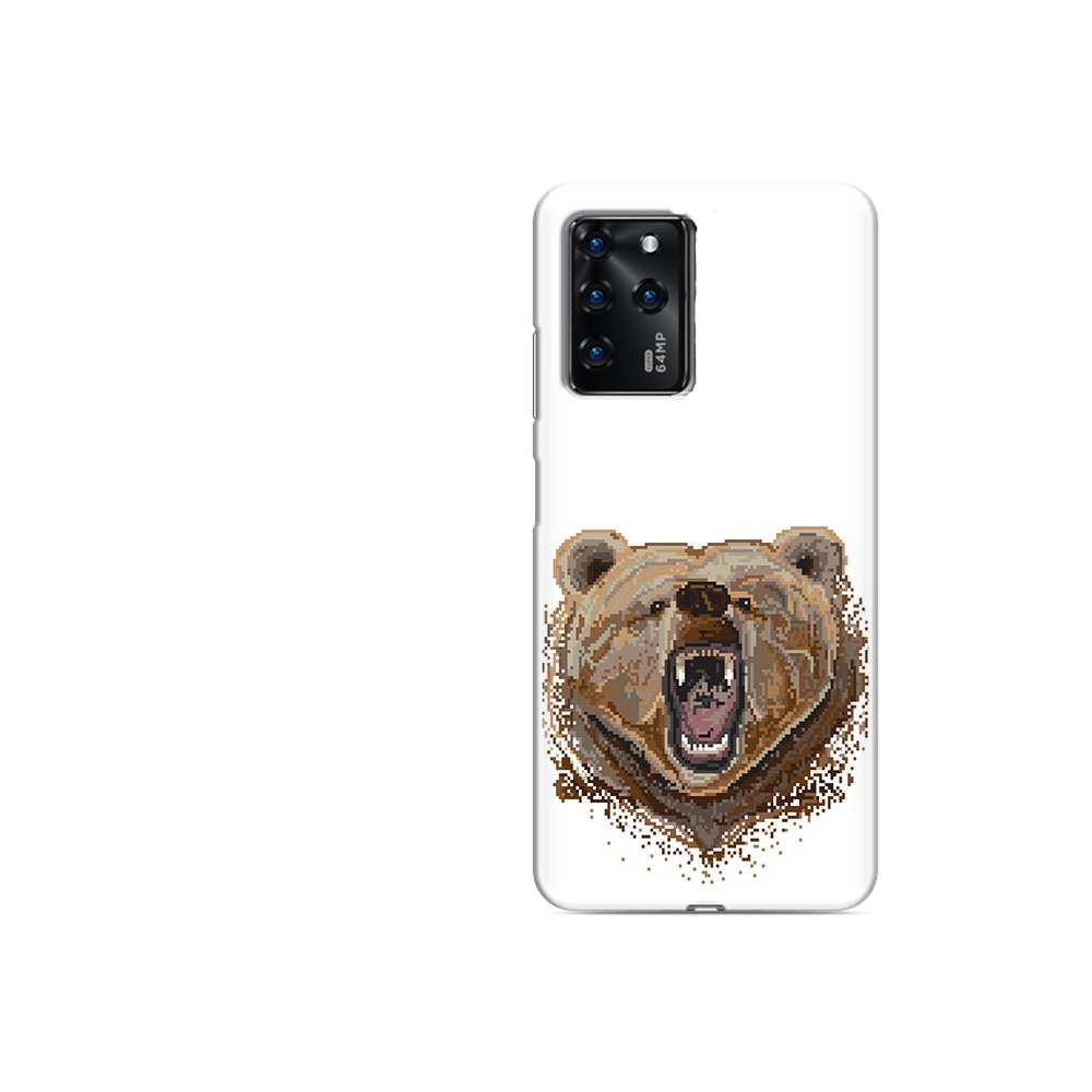 

Чехол MyPads Tocco для ZTE Blade V30 Vita пиксельный медведь (PT224728.460.539), Прозрачный, Tocco