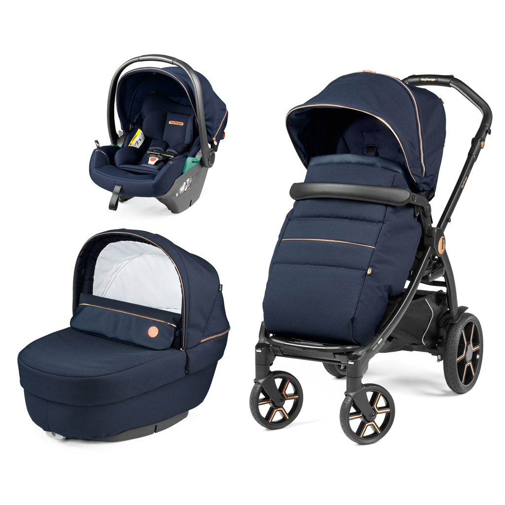 

Коляска 3 в 1 Peg-Perego Book Lounge Blue Shine, Book Lounge