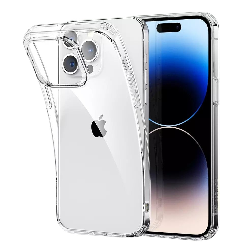 

Чехол для iPhone 14 Pro Max (Айфон 14 про макс) силиконовый прозрачный, 45486666122