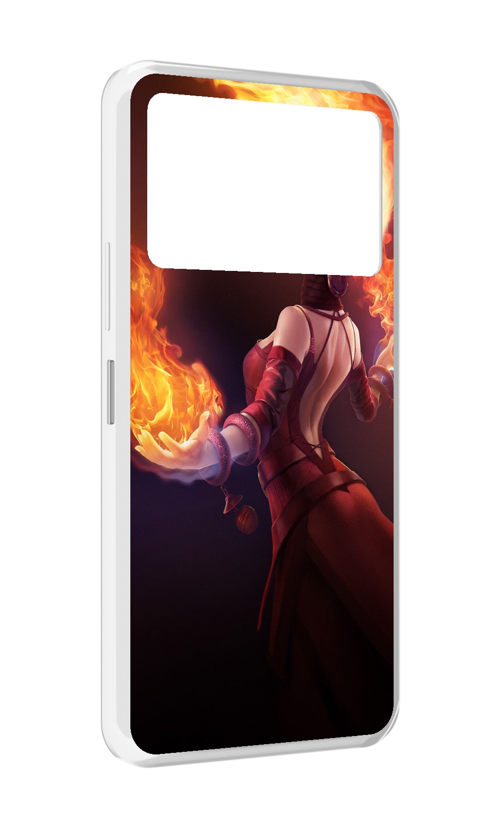 

Чехол MyPads dota 2 Lina для Infinix NOTE 12 VIP (X672), Прозрачный, Tocco