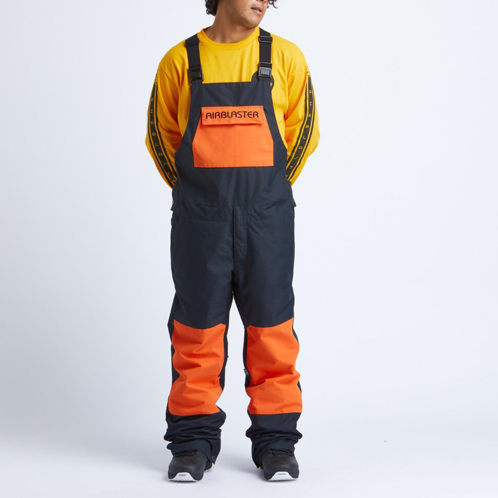 

Штаны горнолыжные AIRBLASTER Freedom Bib Black Fire 2022
