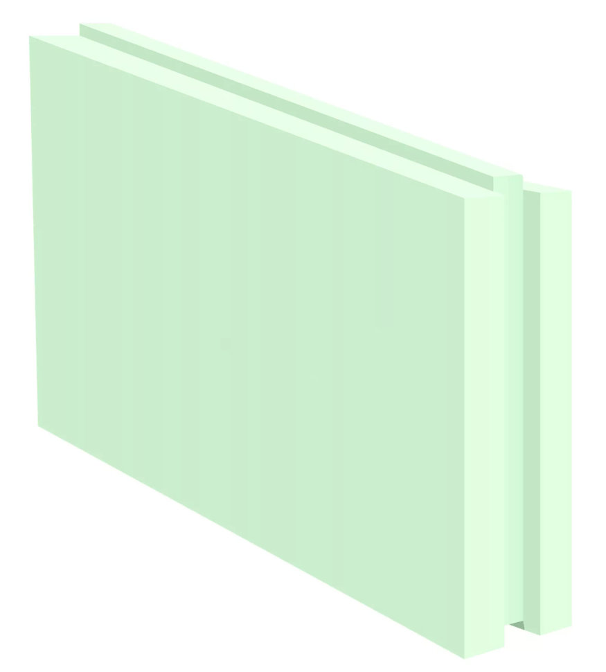 

ПГПВ 667*500*80 Плиты гипсовые для перегородок полнотелые гидрофобизированные Гипсополимер