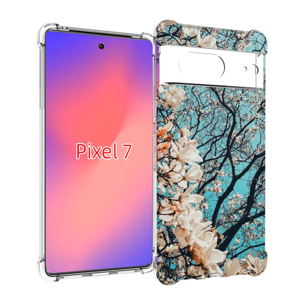 

Чехол Mypads Дерево-С-Цветочками Для Google Pixel 7, Прозрачный, Tocco