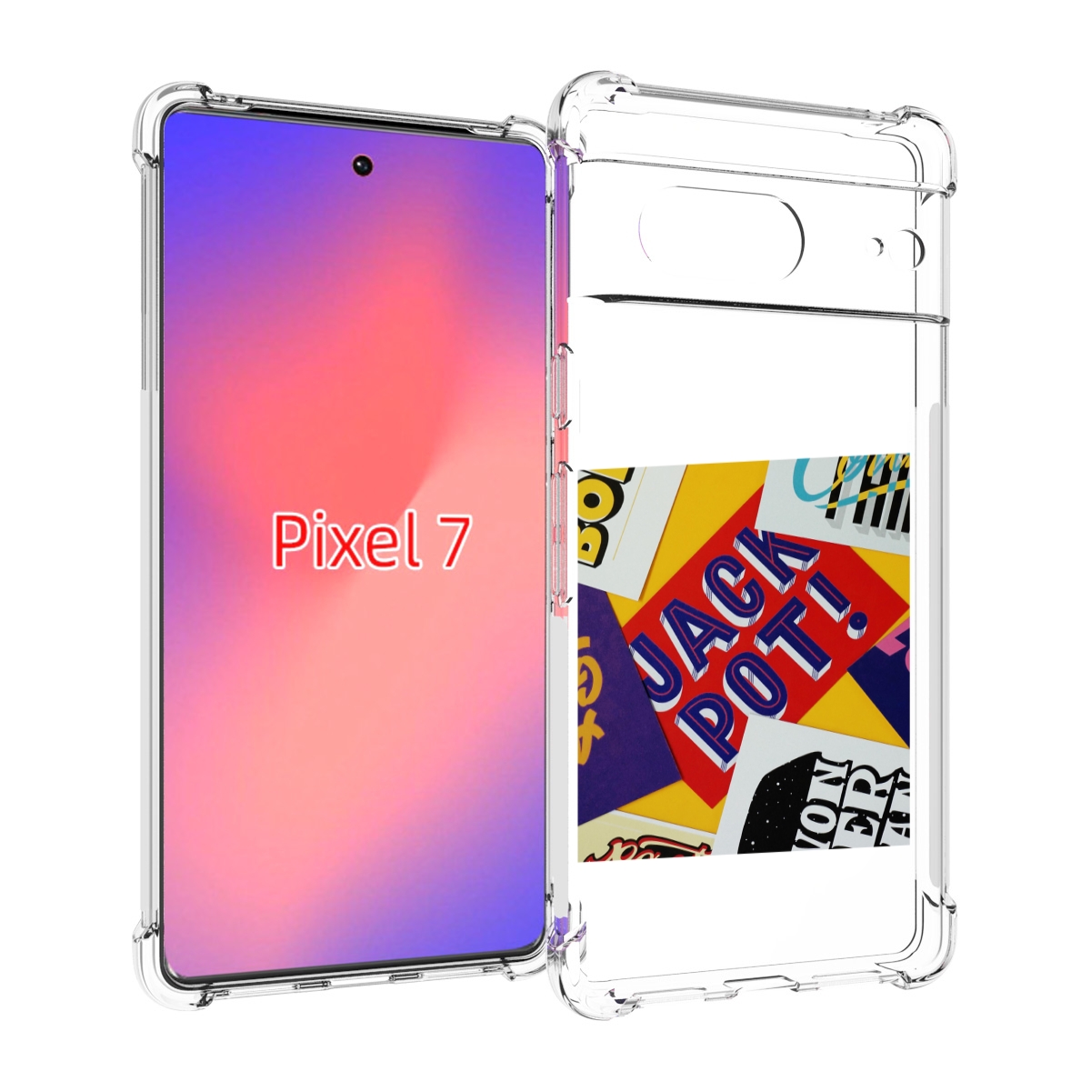 

Чехол Mypads Джекпот Для Google Pixel 7, Прозрачный, Tocco