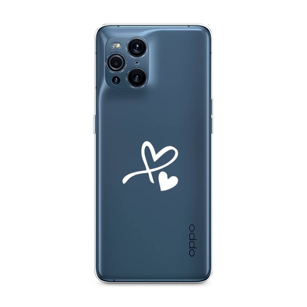 

Чехол Awog на Oppo Find X3 Pro "Сердечко минимализм", Разноцветный, 255750-6
