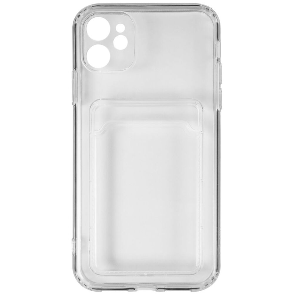 

Чехол для Apple iPhone 11 Red Line iBox Crystal прозрачный с кардхолдером