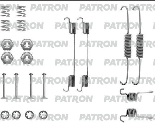 

PATRON PSRK0093 Комплект монтажный тормозных колодок барабанных FORD: FIESTA III 89-95, FI