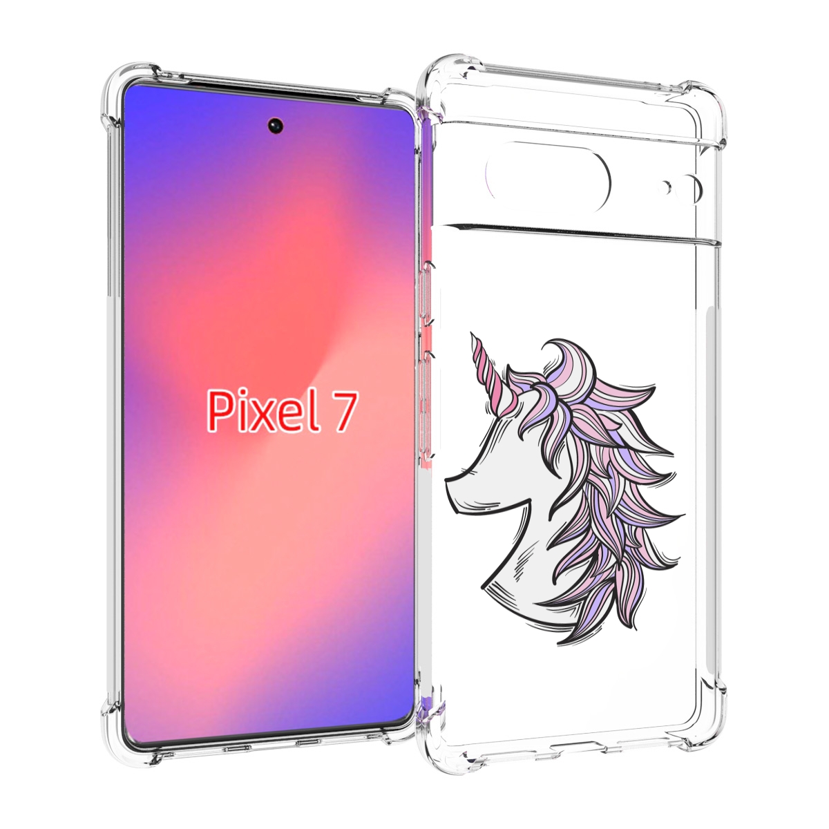 

Чехол Mypads Единорог-Рисунок Для Google Pixel 7, Прозрачный, Tocco