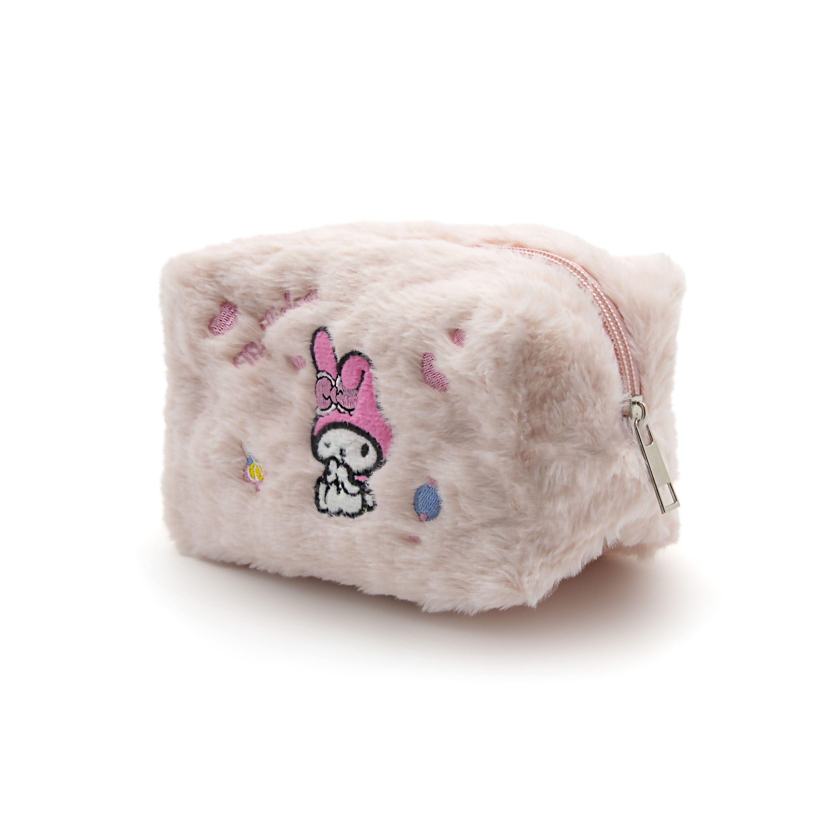 

Косметичка женская Hello Kitty Fur розовая, 3х9х9 см, Розовый, fur