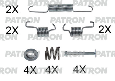 

Комплект монтажный тормозных колодок PATRON PSRK0201