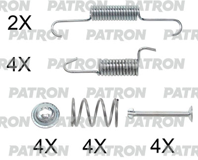 

Комплект Монтажный Тормозных Колодок Барабанных Subaru Forester (Sf) 97-02 , Forester (Sg)