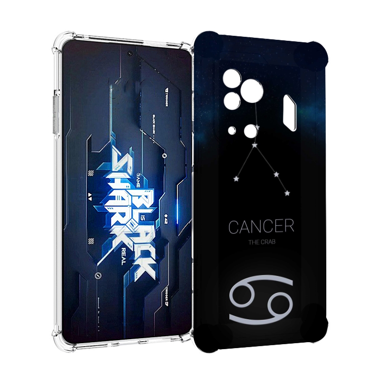 

Чехол MyPads знак зодиака рак 2 для Xiaomi Black Shark 5 Pro, Прозрачный, Tocco