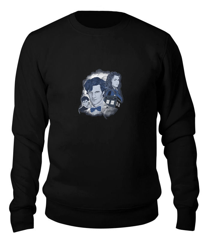 

Свитшот Printio Доктор кто (doctor who) черный 2XL, Доктор кто (doctor who)