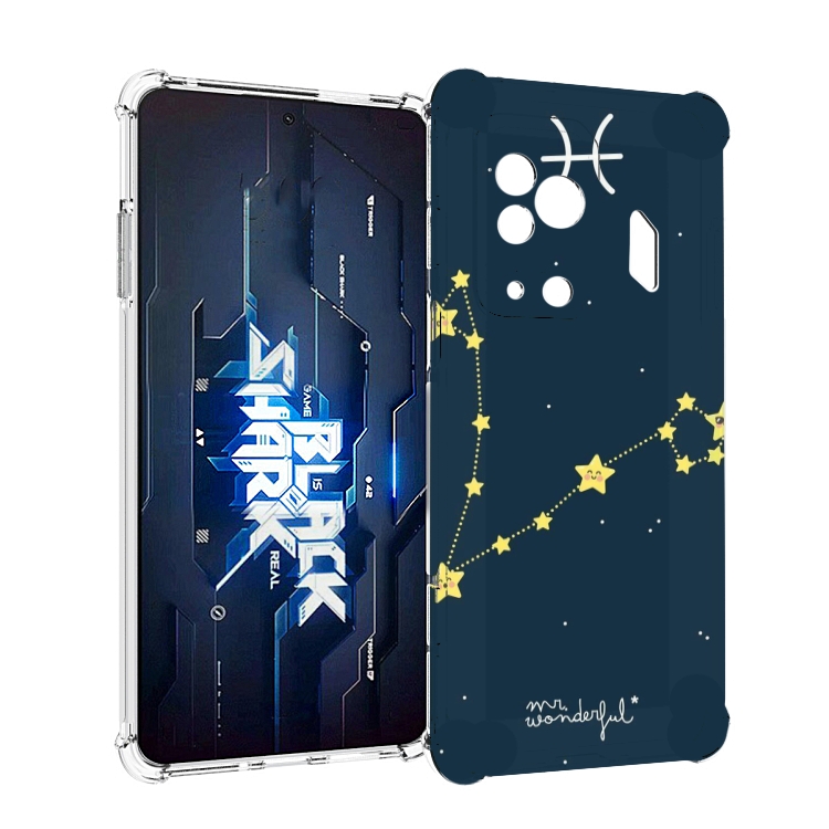 

Чехол MyPads знак зодиака рыбы 1 для Xiaomi Black Shark 5 Pro, Прозрачный, Tocco