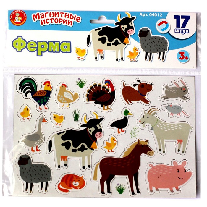 

Настольная игра магнитная «Ферма» (2 шт)