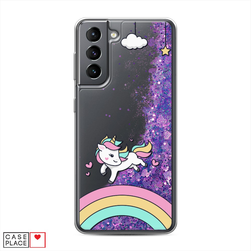 

Чехол Awog на Samsung Galaxy S21 / Самсунг S21 "Единорог на радуге", Разноцветный, 2101892-1