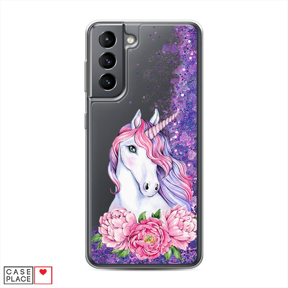 

Чехол Awog на Samsung Galaxy S21 / Самсунг S21 "Единорог с пионами", Разноцветный, 2101892-1