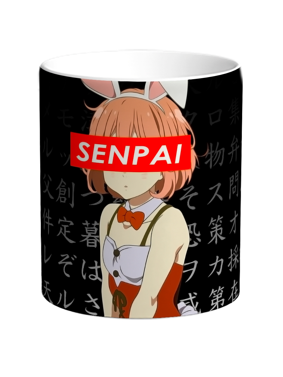 фото Кружка drabs anime senpai, антме сенпай девочка с ушками