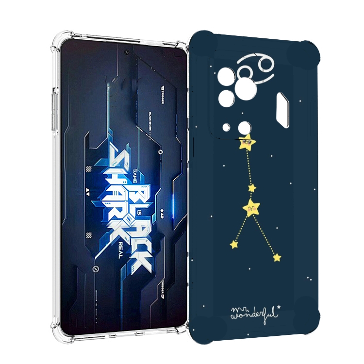 

Чехол MyPads знак-зодиака-рак-3 для Xiaomi Black Shark 5 Pro, Прозрачный, Tocco