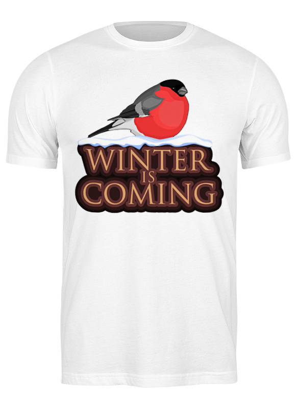 

Футболка мужская Printio Winter is coming белая 3XL, Winter is coming