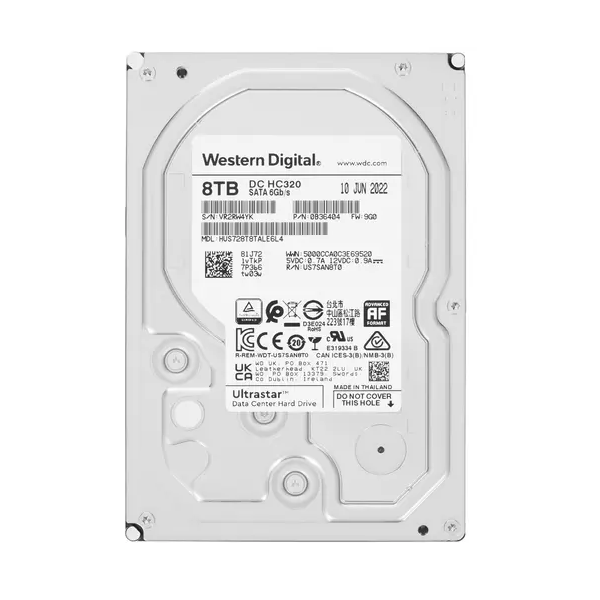 

Жесткий диск WD Ultrastar DC 8 ТБ (HUS728T8TAL5204 (0B36400)), Ultrastar DC
