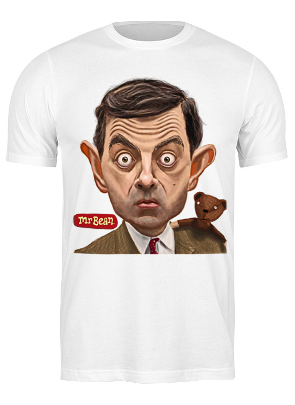 

Футболка мужская Printio Mr.bean белая L, Белый, Mr.bean