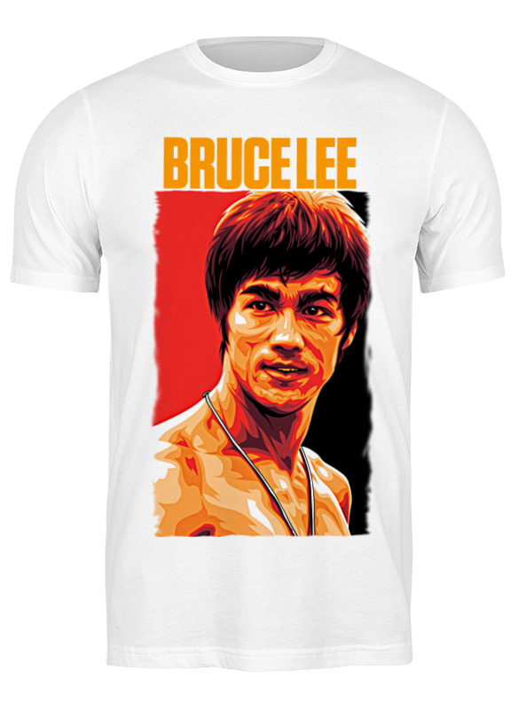 

Футболка мужская Printio Bruce lee белая L, Белый, Bruce lee