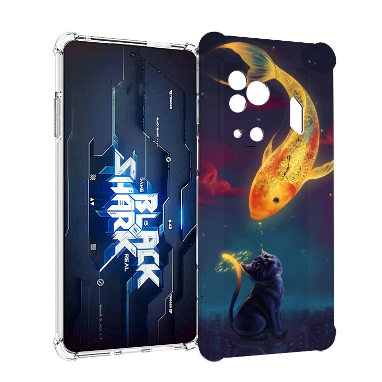 

Чехол MyPads золотая-рыбка-часовая для Xiaomi Black Shark 5 Pro, Прозрачный, Tocco